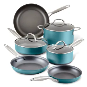 9-Piece Hard Anodized Nonstick Cookware Set