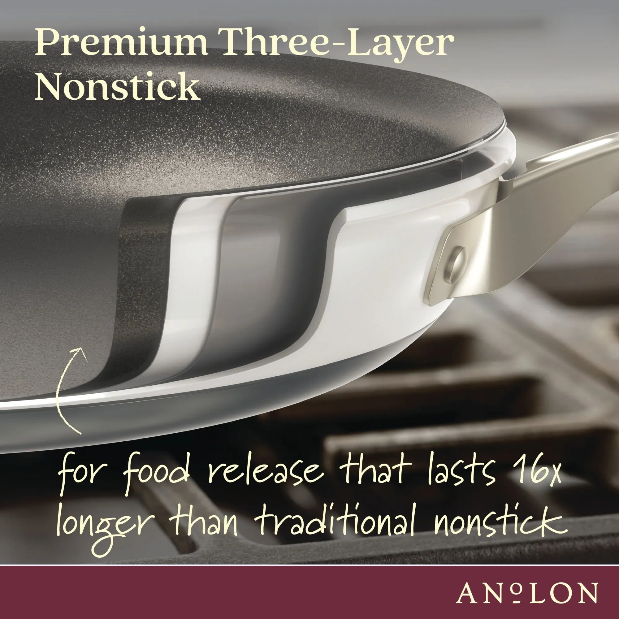 9-Piece Hard Anodized Nonstick Cookware Set