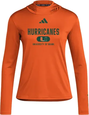 adidas Women's D4t University of Miami Lightweight Hoodie