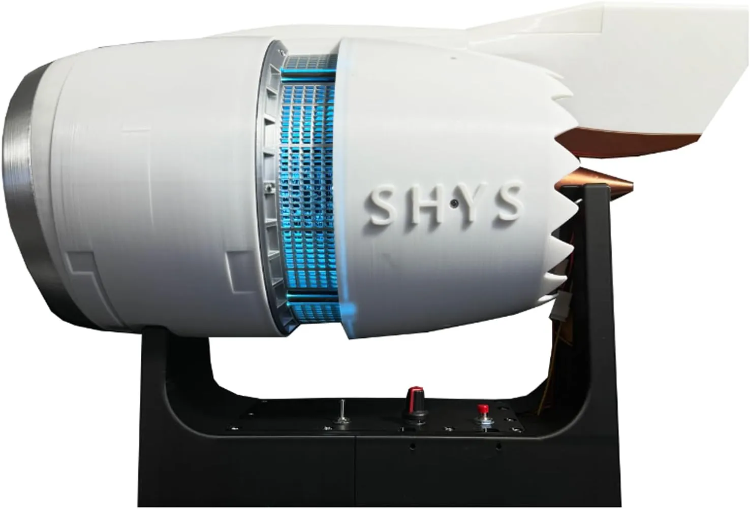 Aircraft Turbofan Engine Model Flagship Edition, 3D Printed, Reverse Thrust Function, Powerful 10000 RPM Brushless Motor, Science and Education Experiment Toys, Creative Gifts for Friends