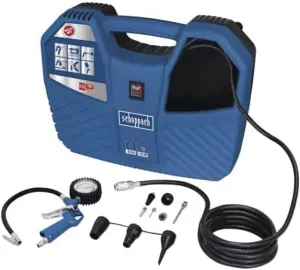 Airforce2 Portable Compressor | 1100W | 8 Bar Pressure | Strong Air Intake 180L/min | Mobile and Portable | Accessories Included