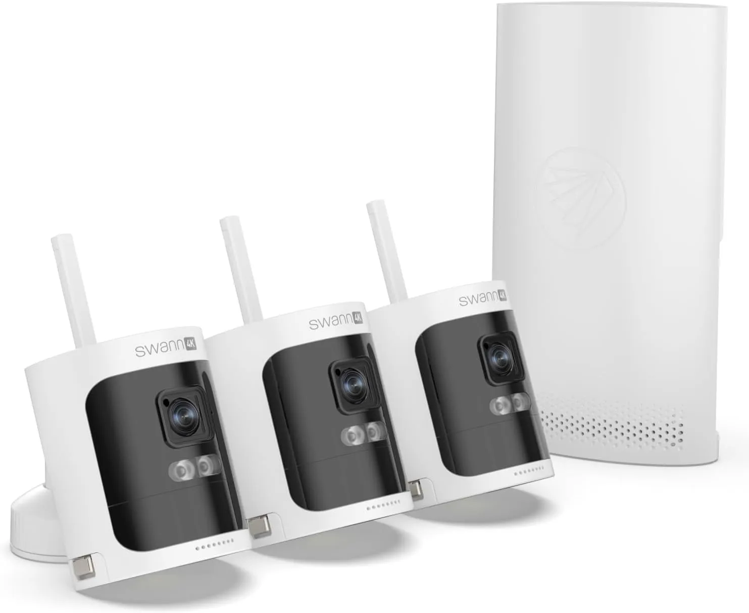AllSecure600™ 3 Camera 8 Channel 2K Wire-Free HD Wireless NVR Security System