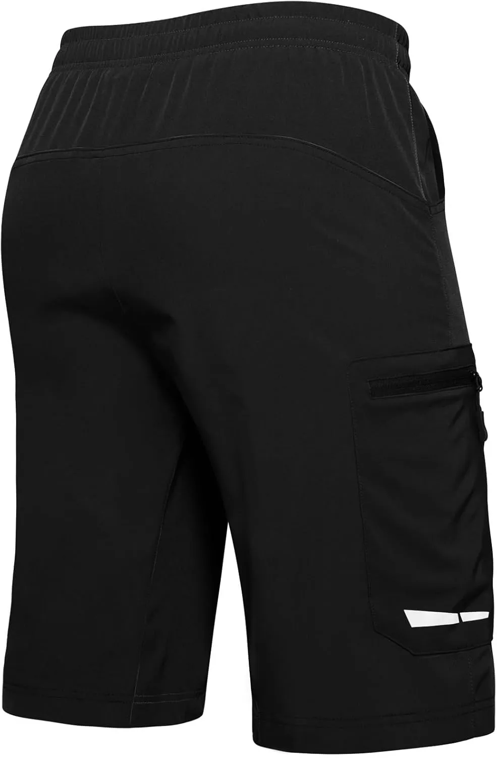 Ally Men's Mountain Bike Shorts 4D Padded Lightweight Loose-fit with Zipper Pockets for Biking Cycling Bicycle Riding Biker