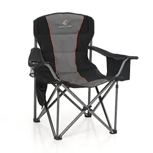 ALPHA CAMP Folding Camping Chair Oversized Heavy Duty Padding