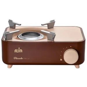 Alva Piccolo Butane Single Burner Mini Stove Choco (CCR114)
