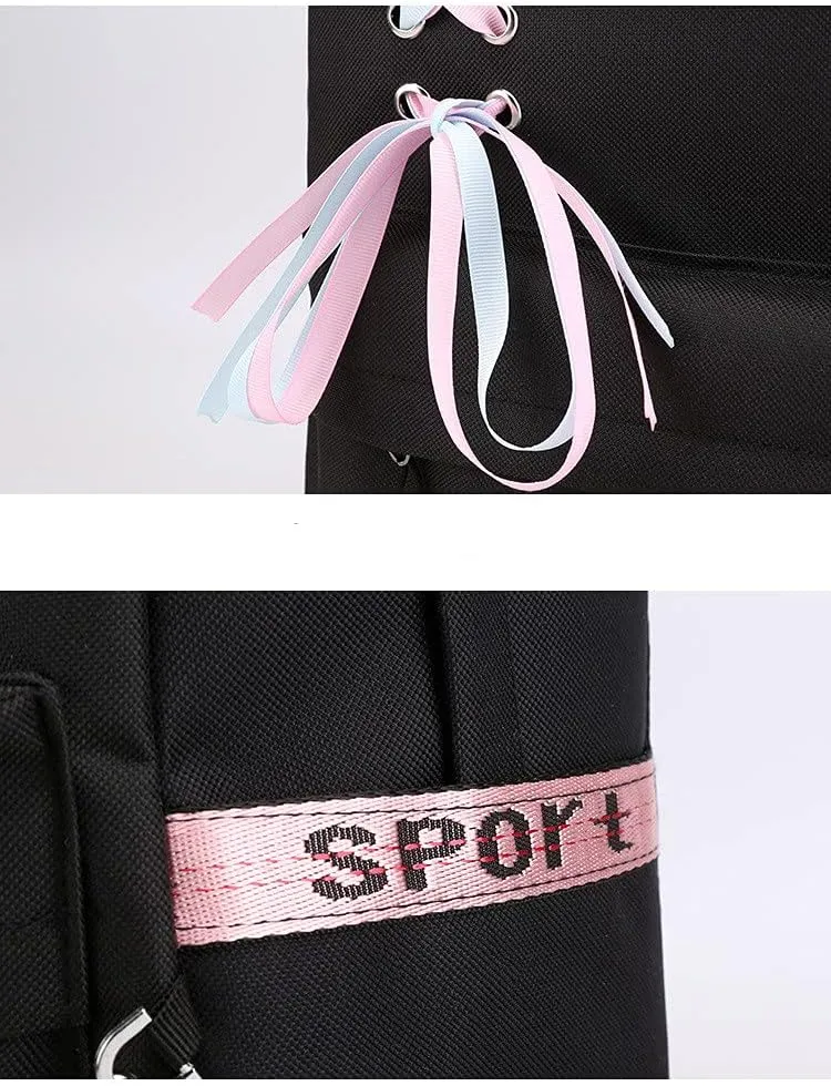 Anime Watashi ni Tenshi ga Maiorita! Backpack Cosplay Mochila Rucksack Ribbon Backpack (2)