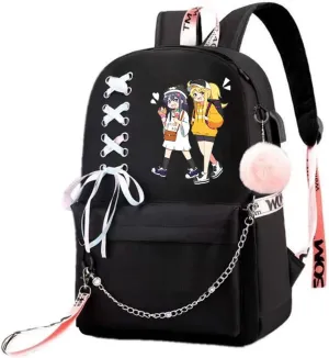 Anime Watashi ni Tenshi ga Maiorita! Backpack Cosplay Mochila Rucksack Ribbon Backpack (2)