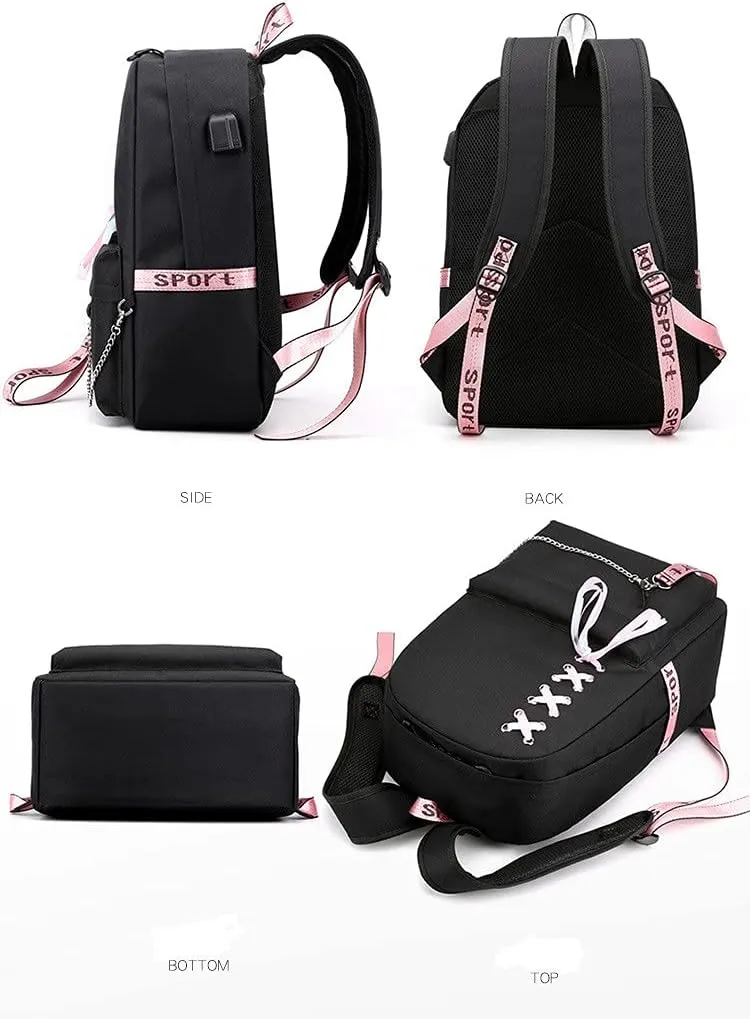 Anime Watashi ni Tenshi ga Maiorita! Backpack Cosplay Mochila Rucksack Ribbon Backpack (2)