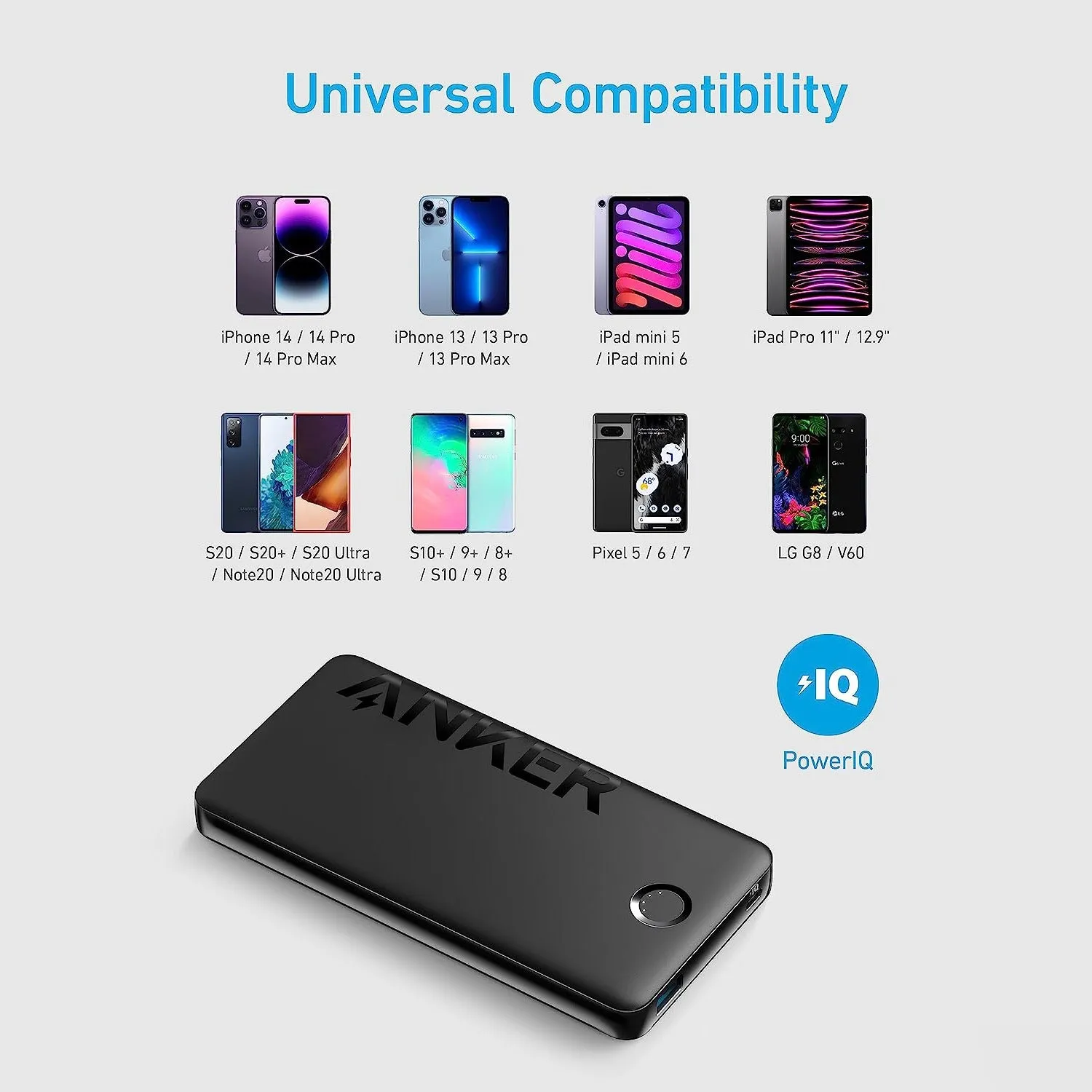 Anker 323 Power Bank 10,000mAh (PowerCore PIQ) Series 3 - A1334H11