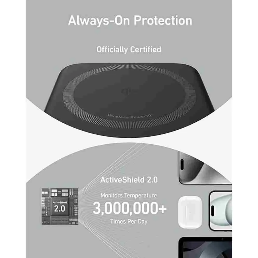 Anker MagGo Power Bank Qi2 Certified 15W Ultra-Fast Portable Charger