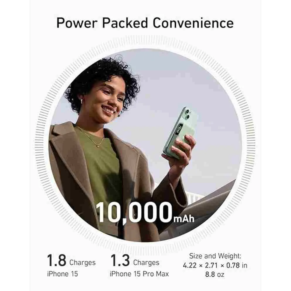 Anker MagGo Power Bank Qi2 Certified 15W Ultra-Fast Portable Charger