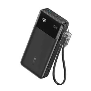 Anker Power Bank 20000 mAh with 3-Port 30W Max PD Fast Charge Black