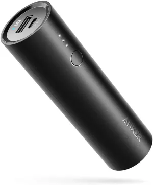 Anker PowerCore 5,000mAh Portable Charger, Ultra-Compact 5K External Battery with Fast-Charging Technology, Power Bank for iPhone, iPad, Samsung Galaxy and More