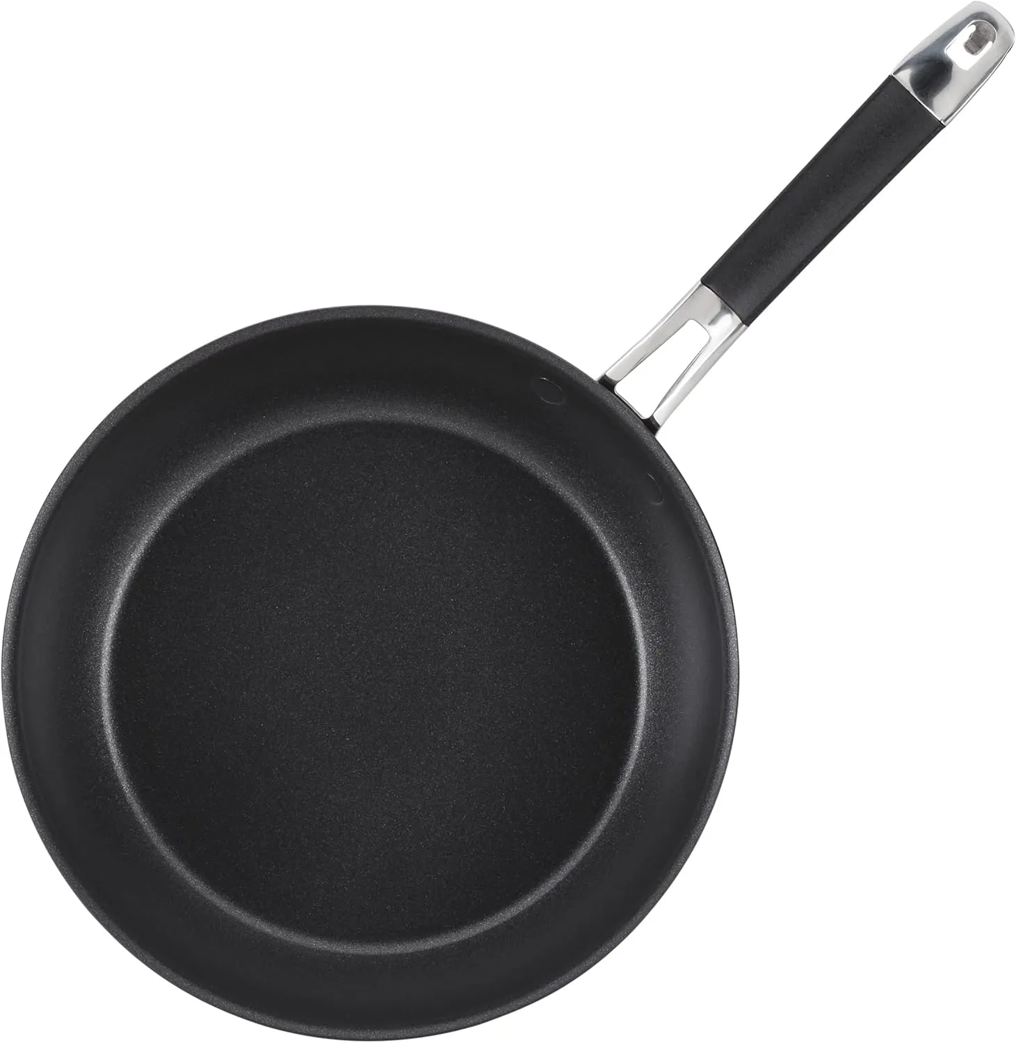 Anolon SmartStack Hard Anodized Nonstick Induction Nesting Cookware/Pots and Pans Set, Dishwasher Safe, 9 Piece - Black