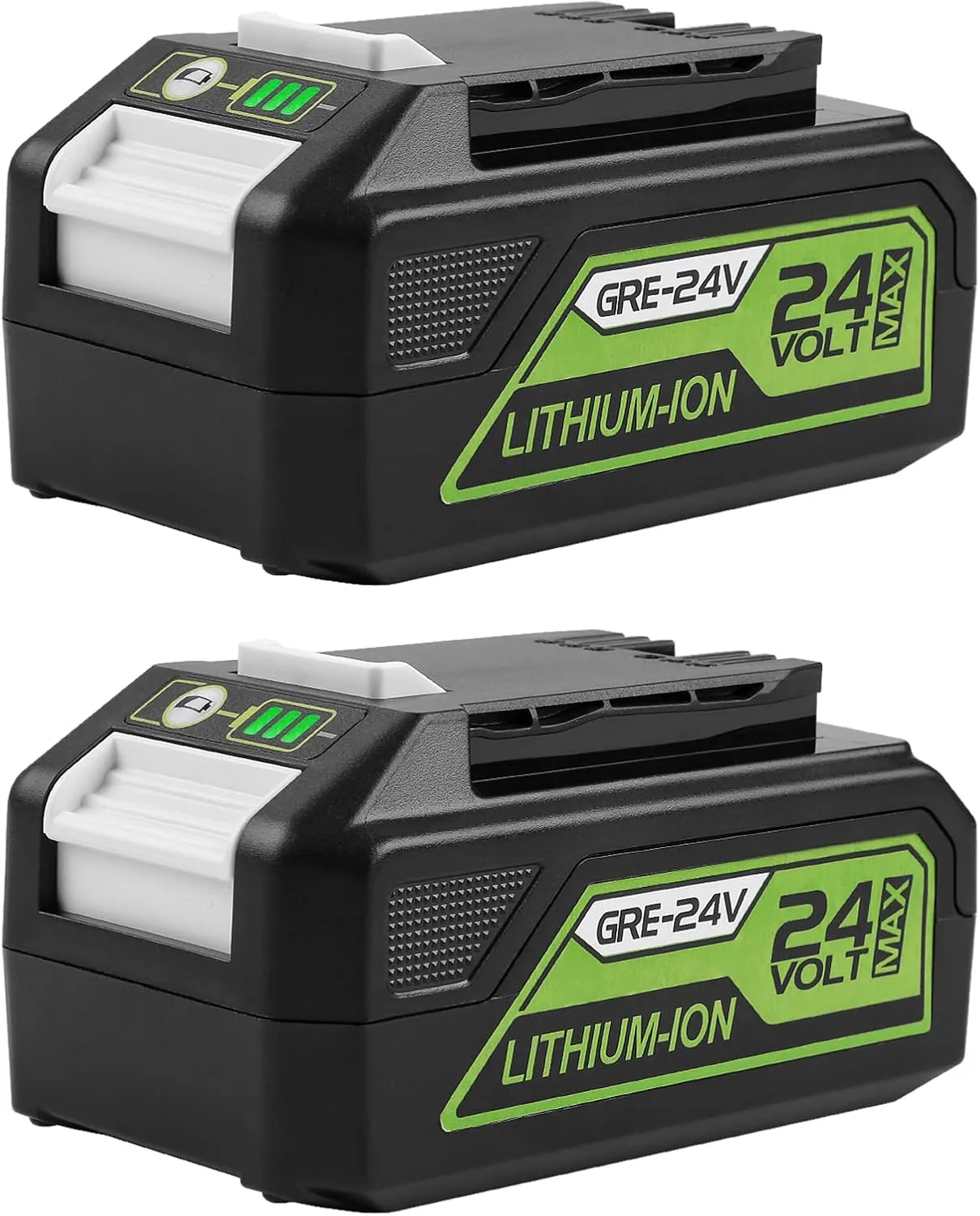 ANTRobut 2Pack 6.5Ah Replacement for Greenworks 24V Battery Compatible with Greenworks 24V and 48V (2x24V) Tools