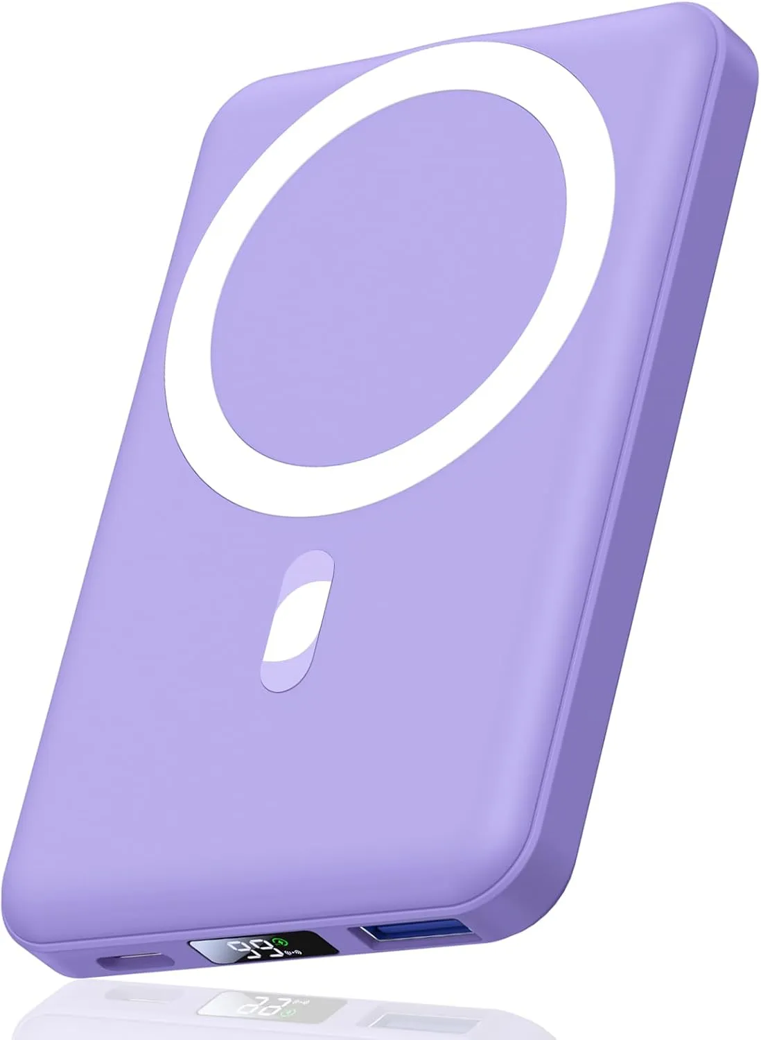 AOGUERBE Magnetic Wireless Portable Charger, 10000mAh Wireless Power Bank PD 22.5W Fast Charging with USB-C LED Display Mag-Safe Battery Pack Compatible for iPhone 16/15/14/13/12 Pro/Mini/Pro Max