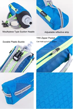 AONIJIE Lovtour Quick Shot Handheld Hydration Pack with 500ml BPA Free Collapsible TPU Water Soft Flask
