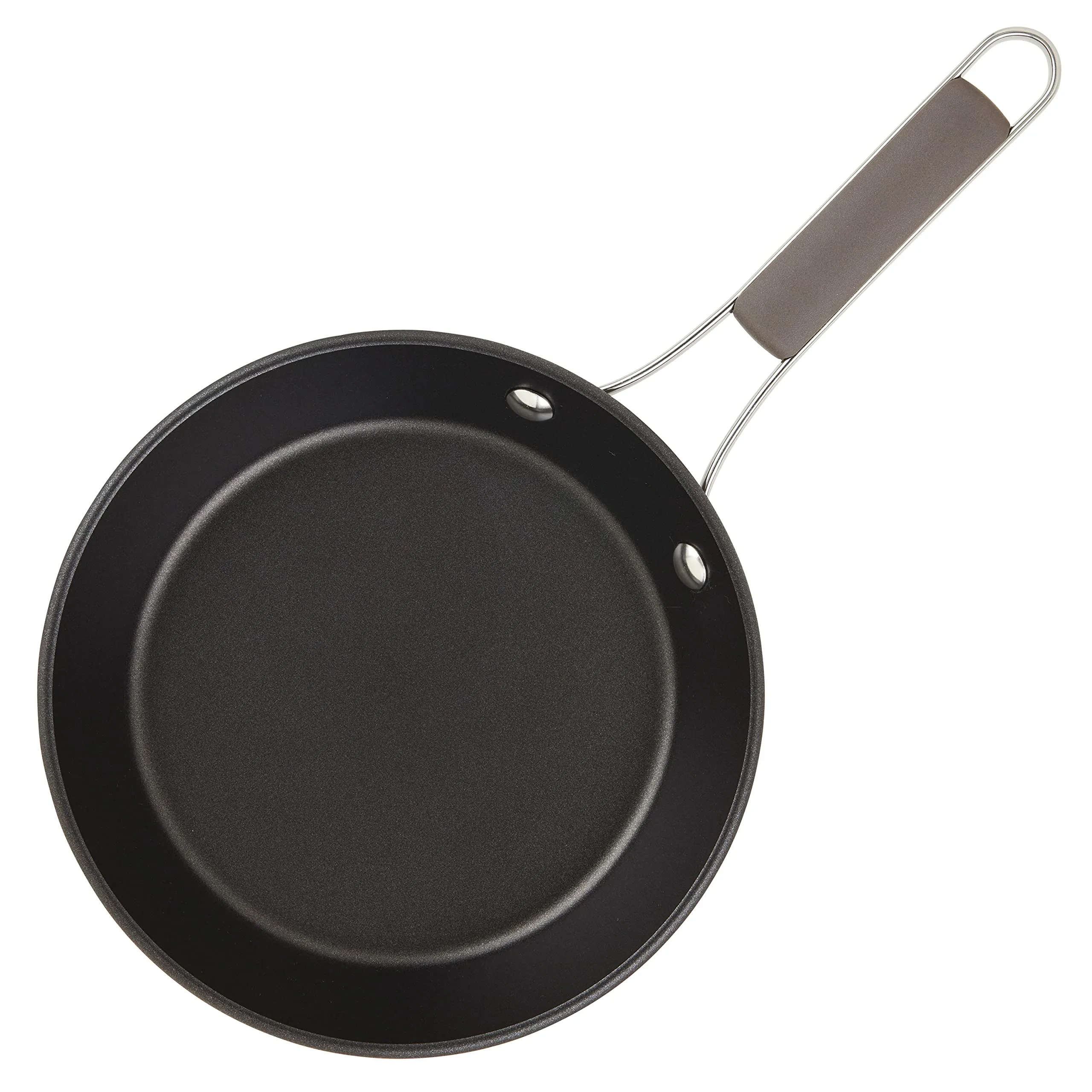 Ayesha Curry Kitchenware Hard Anodized Collection Nonstick Frying Pan, 8.25-Inch, Charcoal