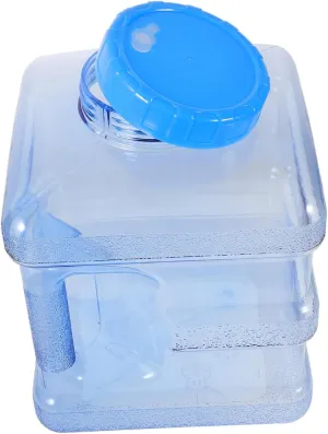 balacoo 7.5l Large Capacity Portable Outdoor Camping Water Storage Carrier Jug Handle Reusable Water Jug for Hiking Daily Use Emergency