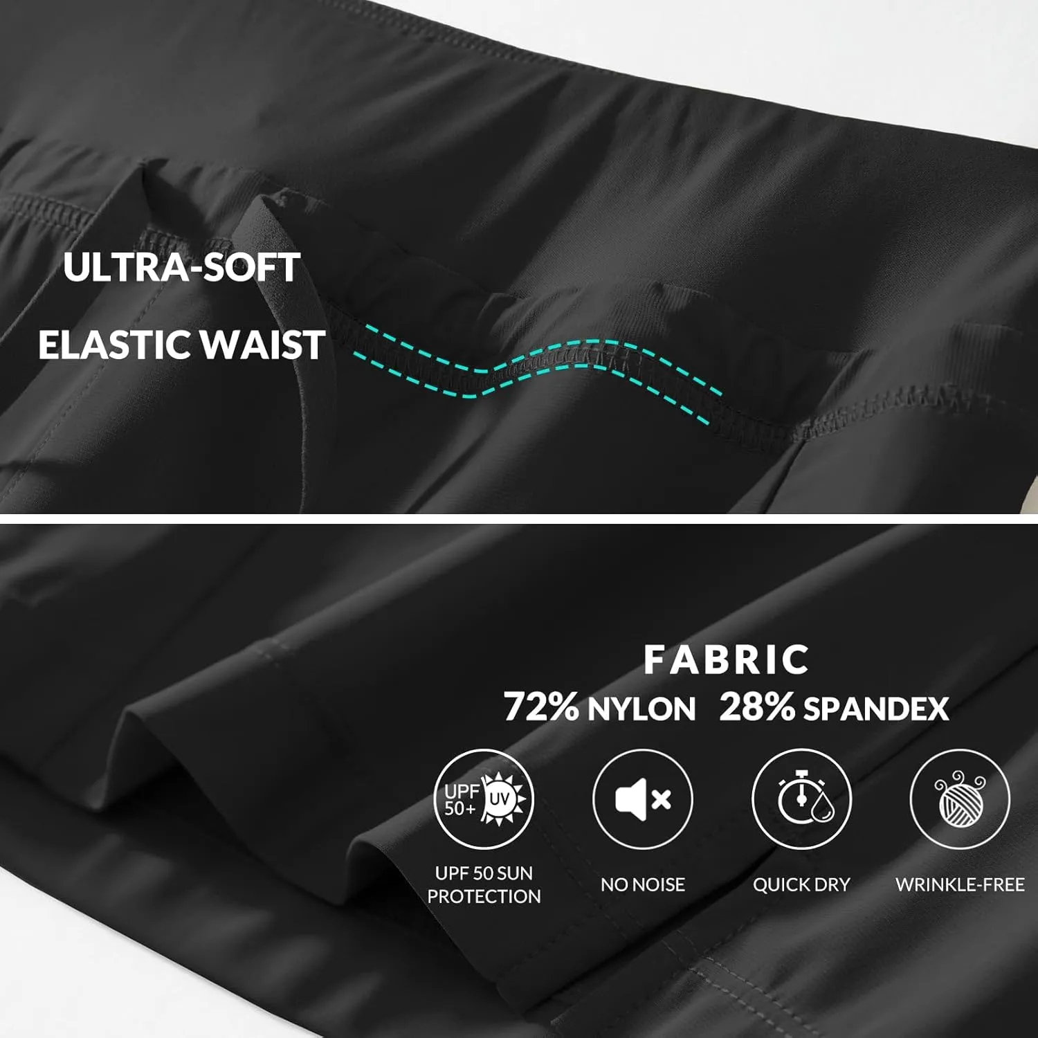 baleaf Women's Hiking Long Shorts 9"/11" Quick Dry Bermuda Cargo for Curvy Lightweight Pockets