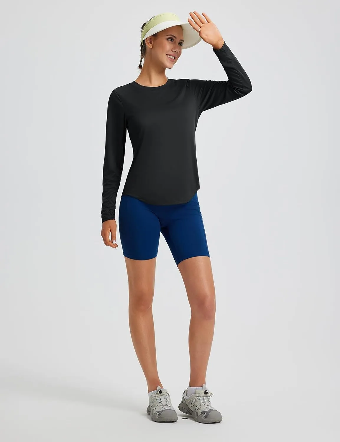 baleaf Women's Sun Shirts UPF50  Long Sleeve Workout Tops Running Athletic Lightweight Quick Dry