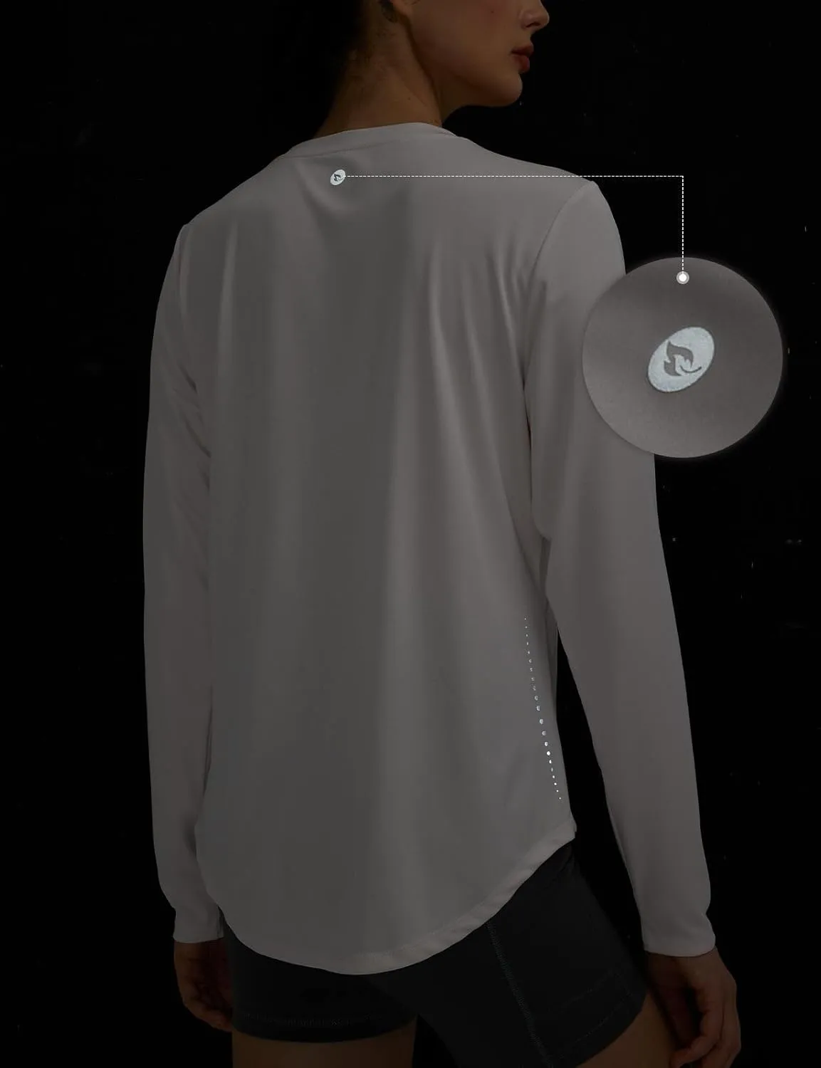 baleaf Women's Sun Shirts UPF50  Long Sleeve Workout Tops Running Athletic Lightweight Quick Dry