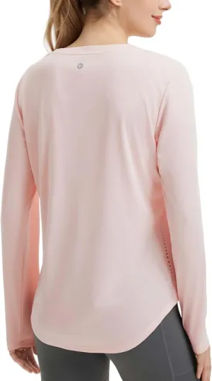 baleaf Women's Sun Shirts UPF50  Long Sleeve Workout Tops Running Athletic Lightweight Quick Dry