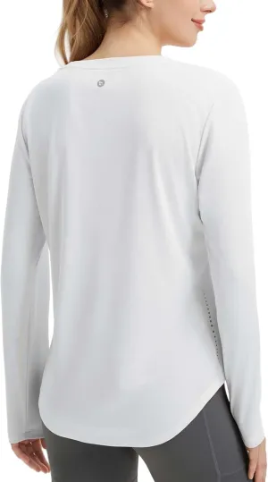 baleaf Women's Sun Shirts UPF50  Long Sleeve Workout Tops Running Athletic Lightweight Quick Dry