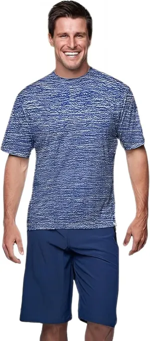 Banana Boat Men Rash Guard Short Sleeve tee Shirt for Men | Waterproof | UPF 50  | UV Protection | Quick-Dry