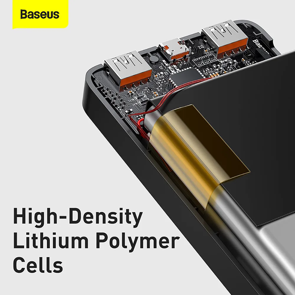 Baseus Bipow Digital Display Fast Charging Power Bank 20000mAh 20W - Black