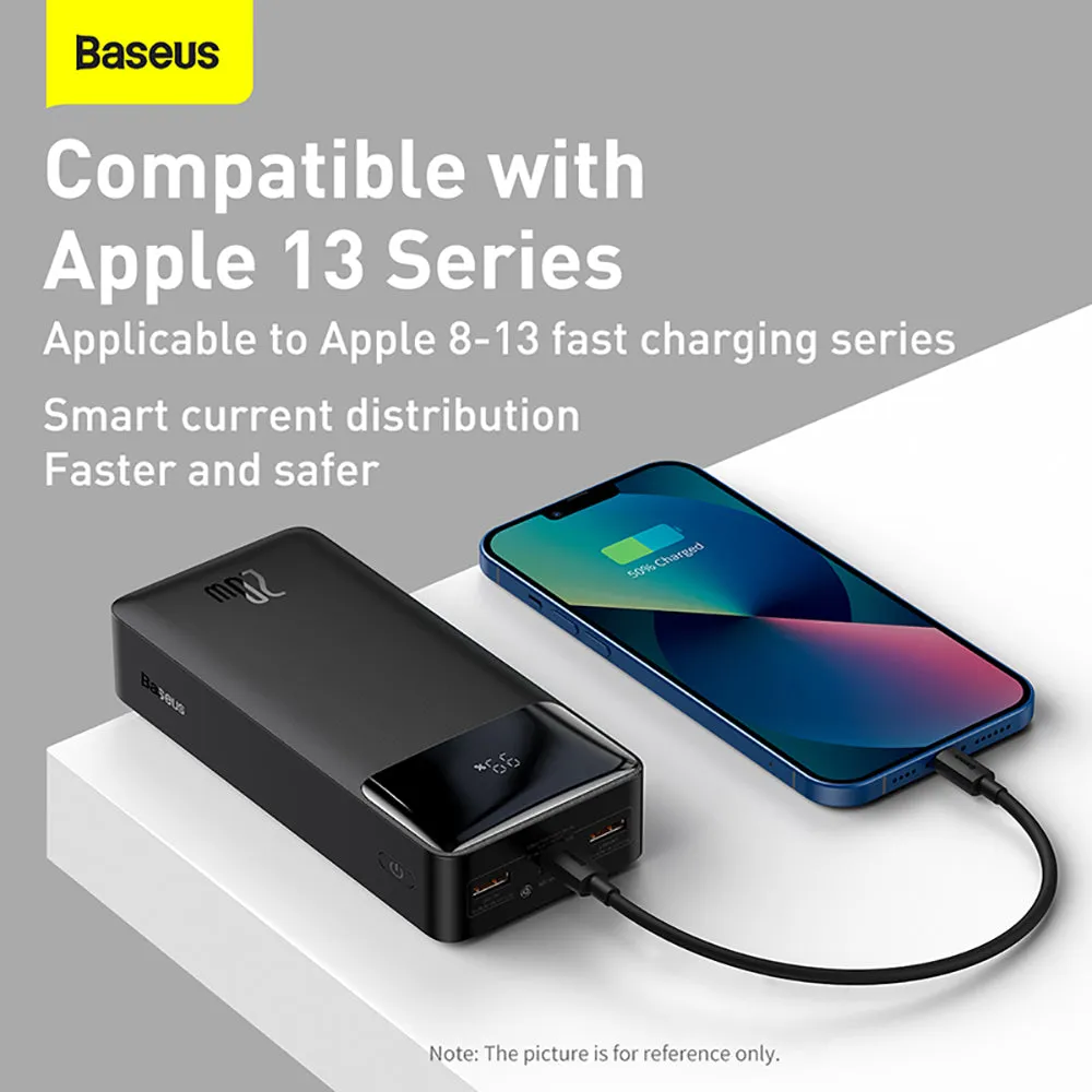 Baseus Bipow Digital Display Power Bank 30000mAh 20W - Black