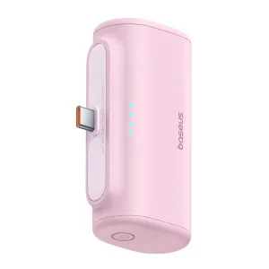 Baseus Compact Fast Charging Power Bank Type-C Edition 5000mAh 20W - Floating Pink