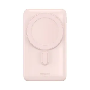 Baseus Magnetic Bracket Wireless Fast Charge Power Bank 10000mAh 20W - Pink