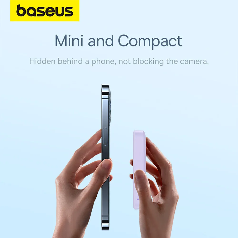 Baseus Magnetic Mini Air Wireless Fast Charge Power Bank 10000mAh 20W - Nebula Purple