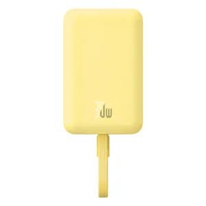 Baseus Magnetic Mini Wireless Fast Charging Power Bank Type-C 10000mAh 30W - Fresh Lemon Yellow