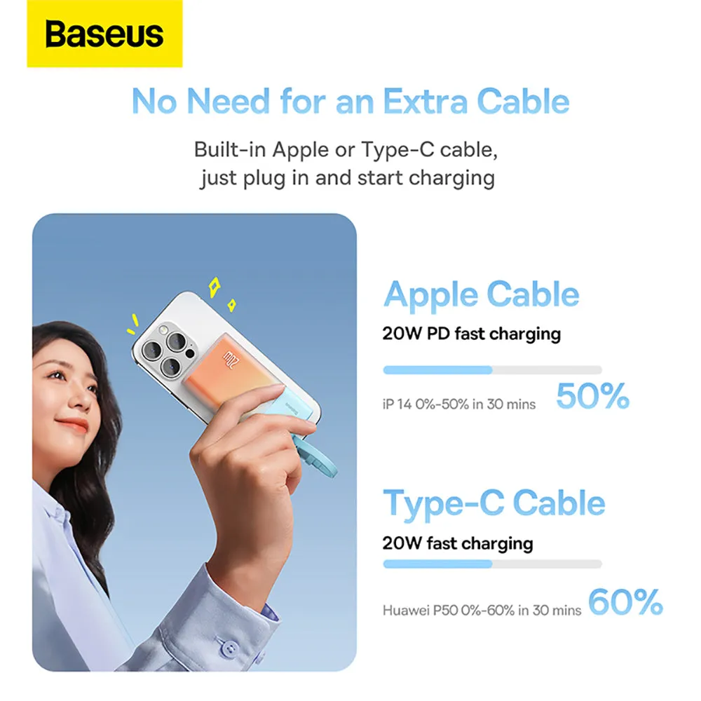 Baseus Popsicle Power Bank Type-C 5200mAh 20W - Sunset Orange