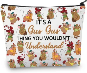 BDPWSS Cartoon Mouse Makeup Bag Mouse Fans Gift It's A Rat Thing You Wouldn't Understand Gift Fairy Tales Gift (It's Rat Thing)