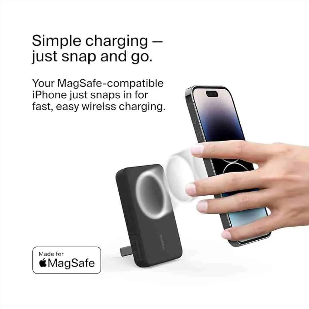 Belkin 5000 mAH Magsafe Wireless Power Bank Black