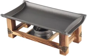 BESPORTBLE Bbq Grill Barbecue Stove Grill Portable Non-stick Aluminum Pan Outdoor Camping Picnic