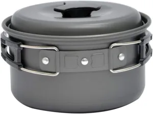 BESPORTBLE Camping Portable Cookware Nonstick Pan Aluminum Pot Hiking Pot Travel Folding Camping Set