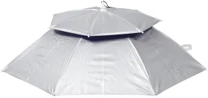 BESPORTBLE Fishing Umbrella Hat Folding Adjustable Sun Rain Cap Double-layer Umbrella Headwear Fishing Cap Beach Umbrella