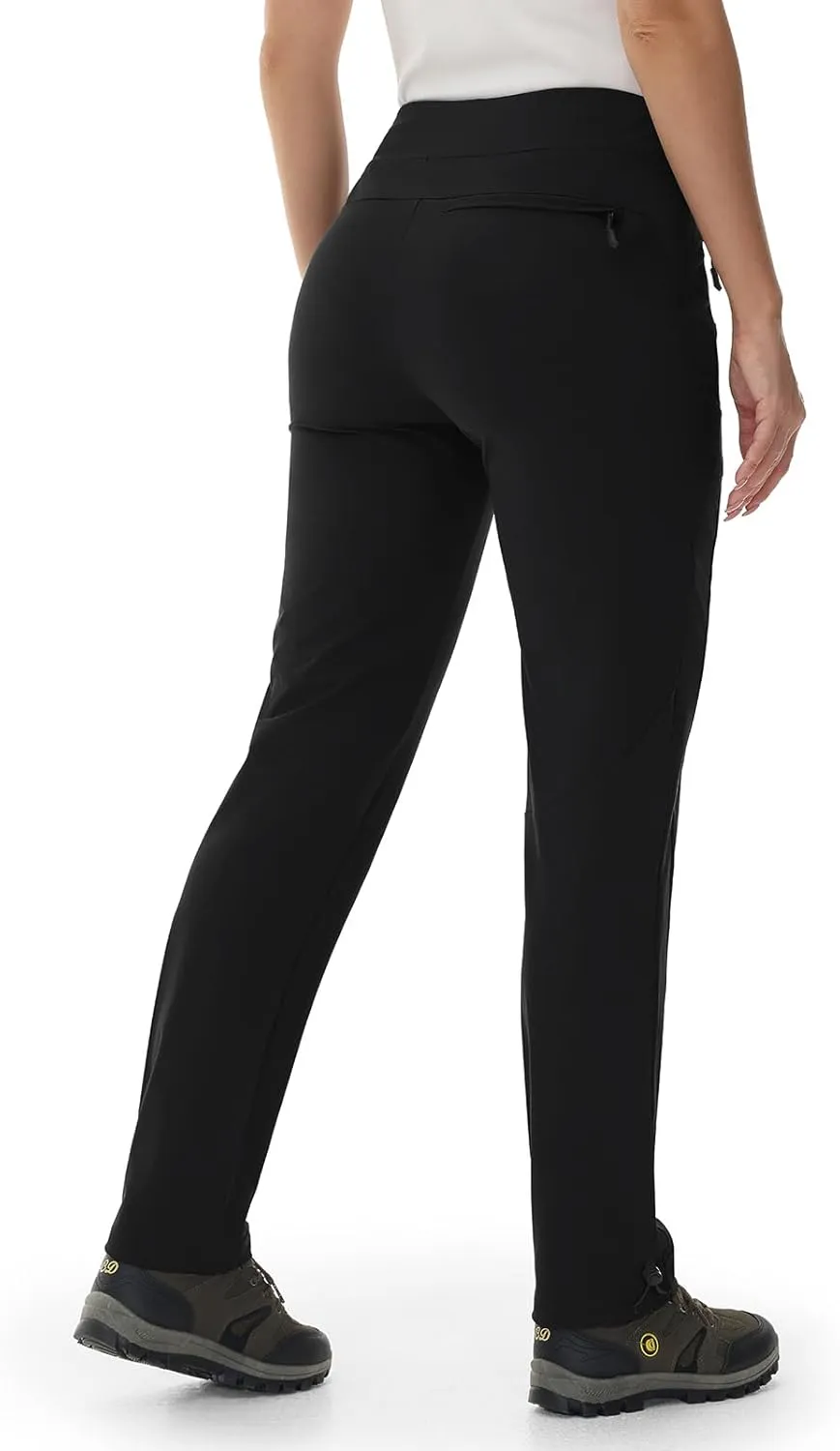 BGOWATU Women's Hiking Pants Lightweight Quick Dry Casual Joggers with Zipper Pockets Athletic Water Resistant Outdoor