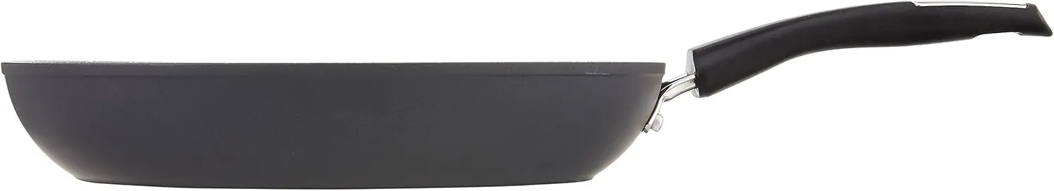 Bialetti Impact Textured Nonstick Oven-Safe Frying Pan, 12 Inch, Gray