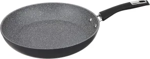 Bialetti Impact Textured Nonstick Oven-Safe Frying Pan, 12 Inch, Gray
