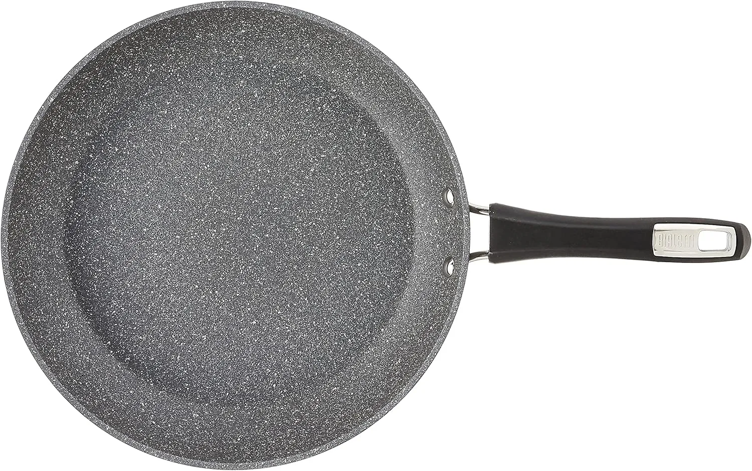 Bialetti Impact Textured Nonstick Oven-Safe Frying Pan, 12 Inch, Gray