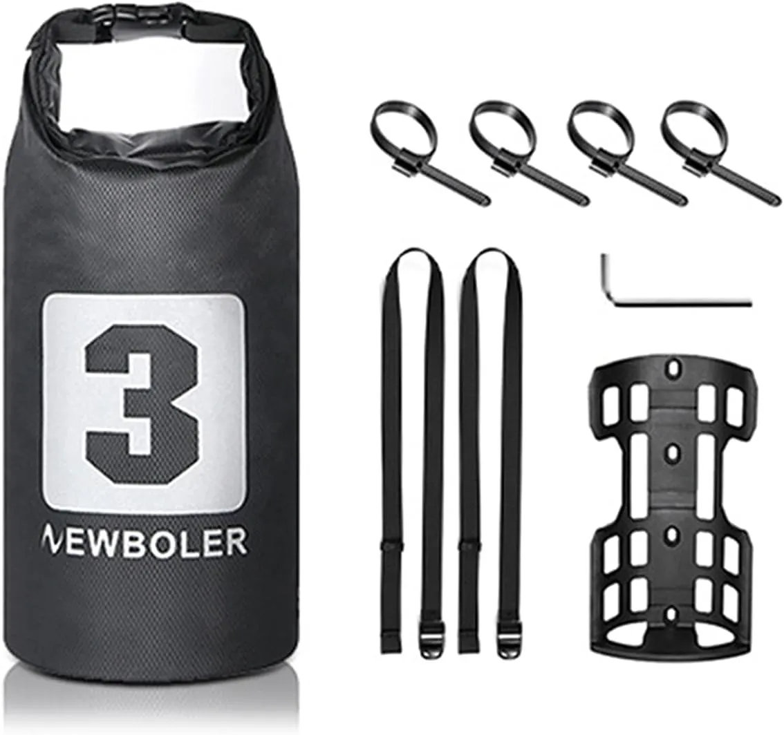 bike fork bag, 3L/7L Bike Fork Bag Waterproof Roll Top Dry Bag Bicycle Fork Bag Cycling Pack Bike Pannier