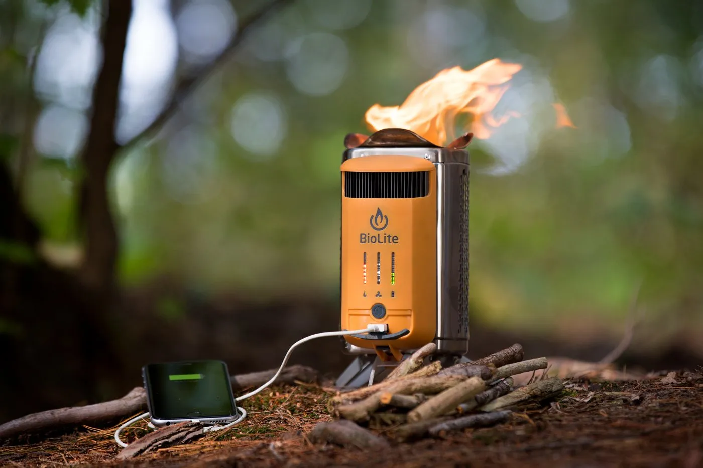 BIOLITE CAMPSTOVE 2, FLEXLIGHT, PORTABLE GRILL, KETTLEPOT SURVIVAL GEAR COMBO