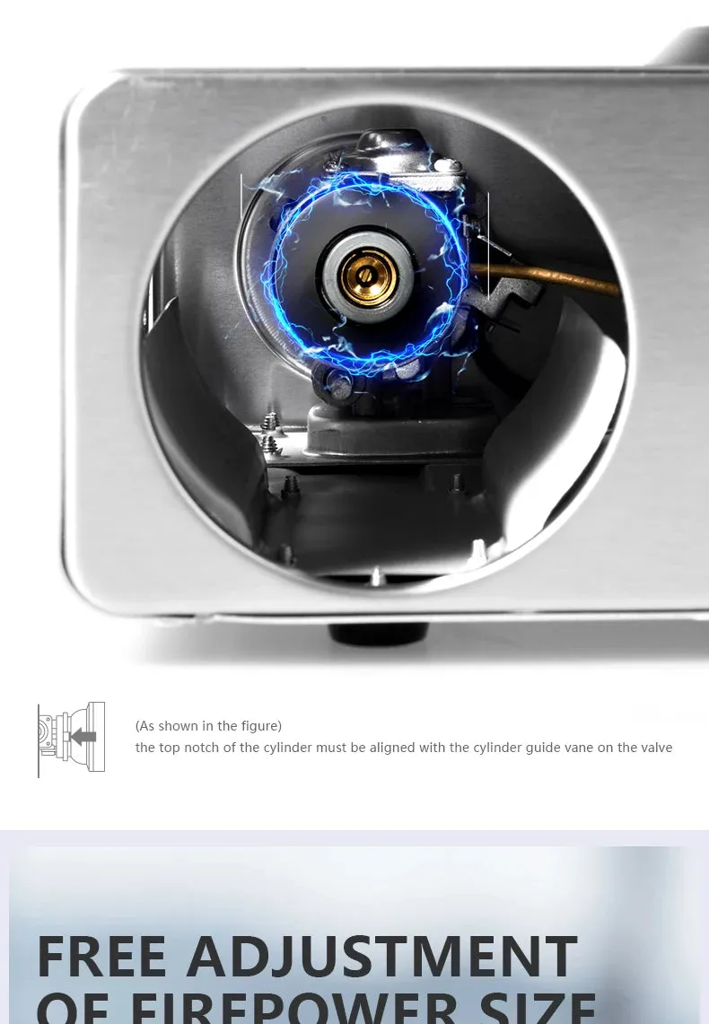 BISINNA Camping Gas Stove Portable Stainless Steel Gas Burner Cassette Furnace for Picnic Hiking Trips