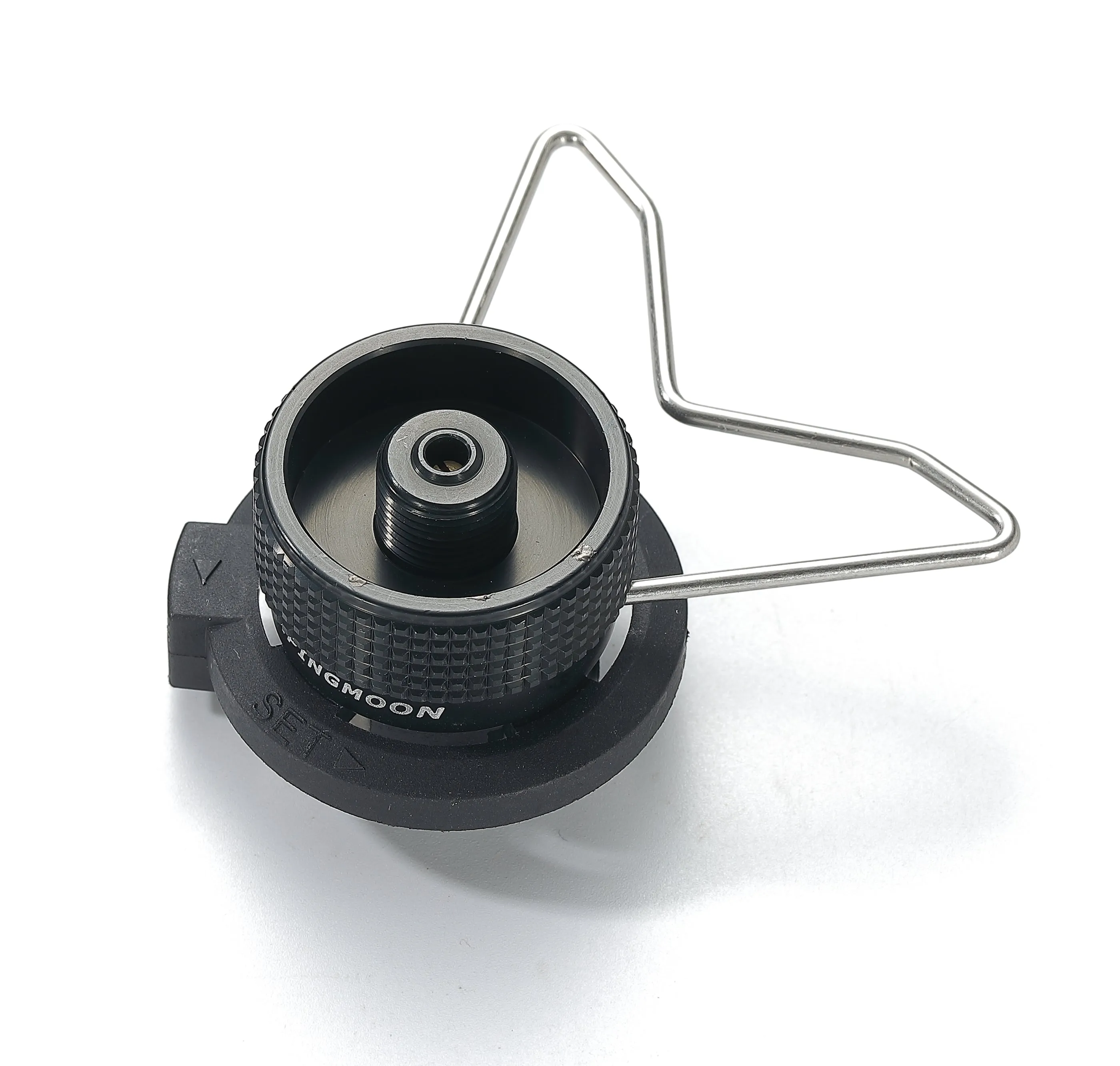 BKZ11 Butane Adapter for Nozzle Type Camping Canister Black
