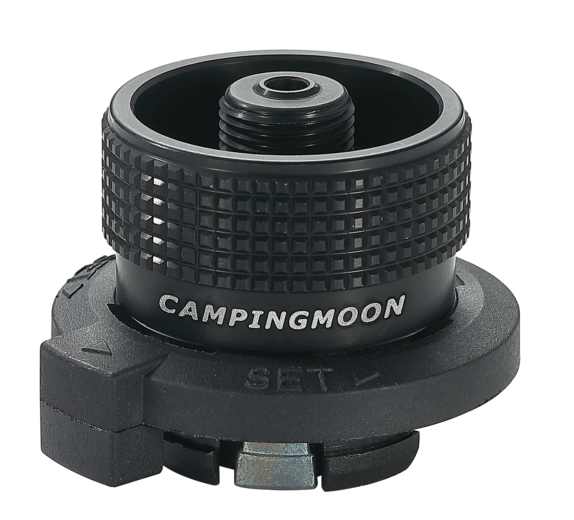 BKZ11 Butane Adapter for Nozzle Type Camping Canister Black